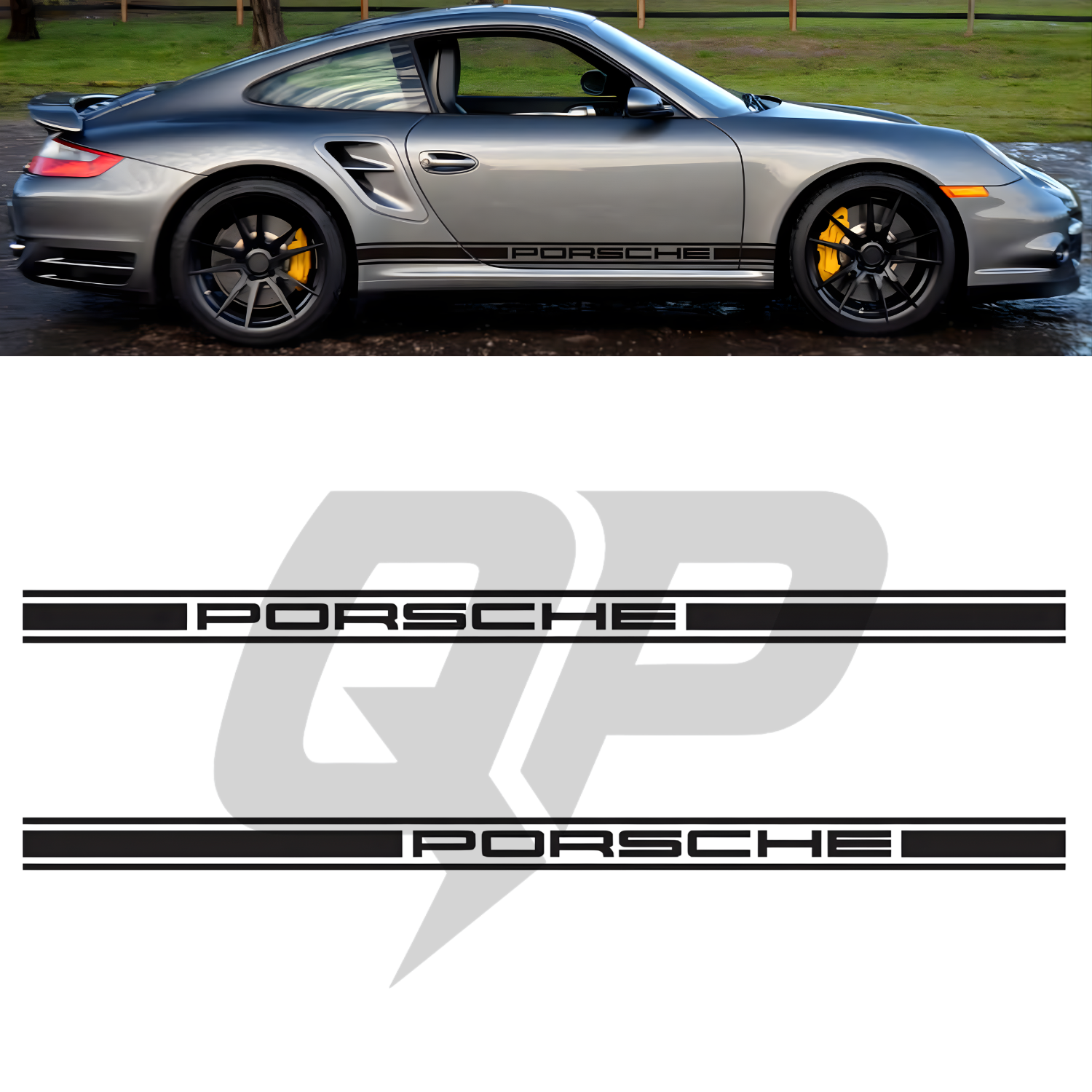 Porsche 911 Singer 997 Stripes Decal Graphic Set