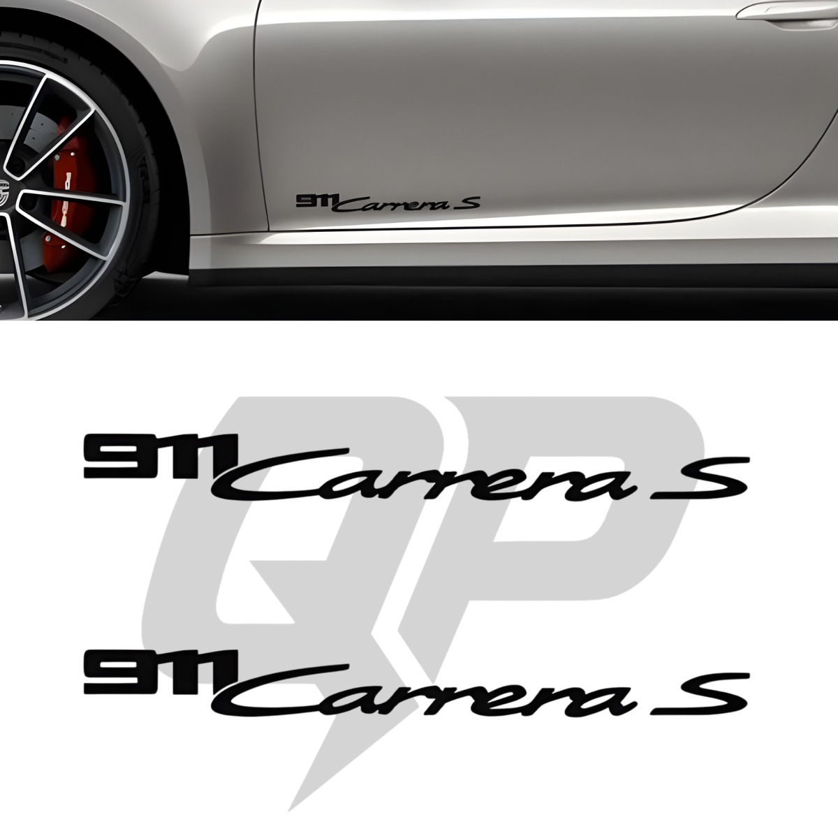 Calcomanías para puertas del Porsche 992 Carrera S