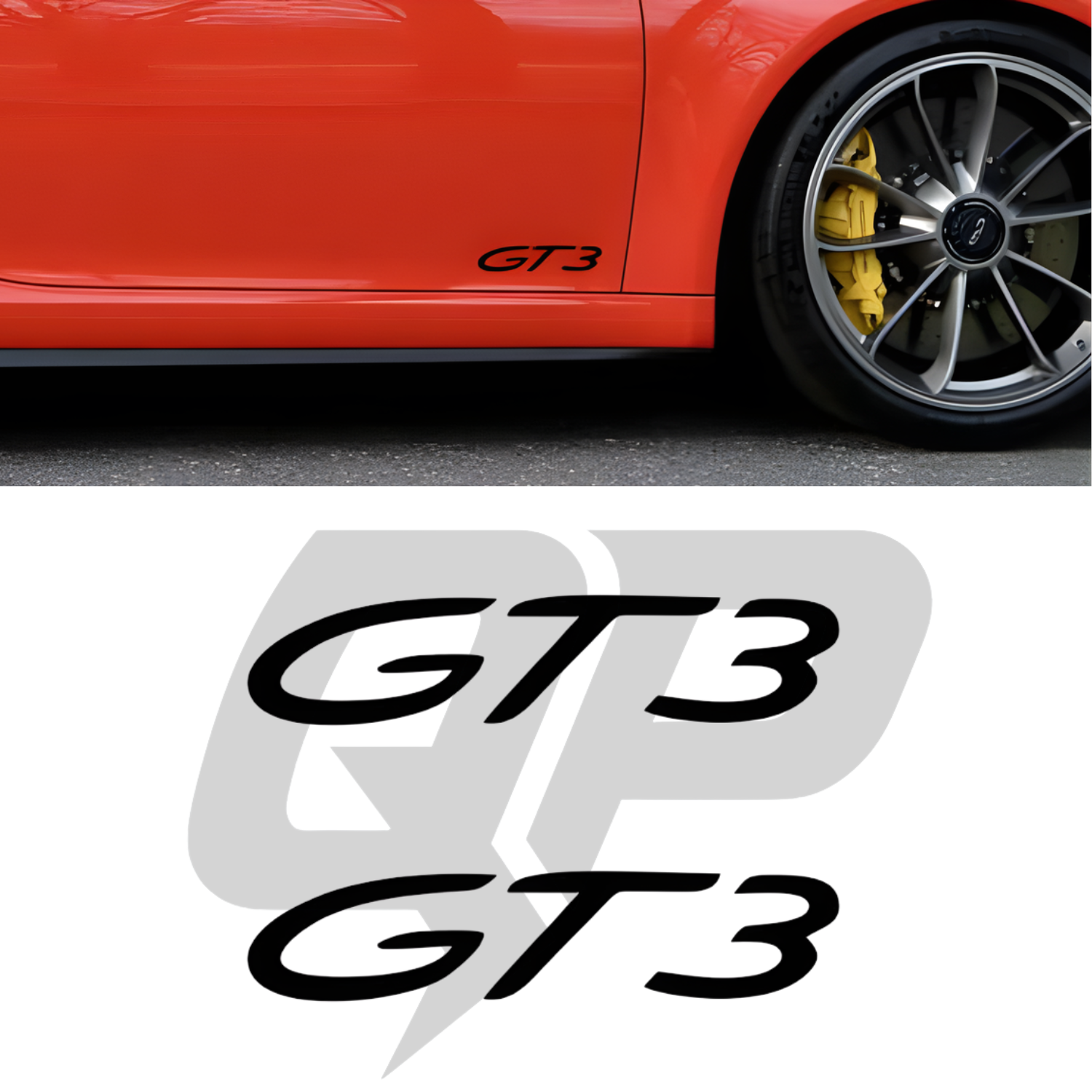 Porsche GT3 Door Decals - 991 & 997 | Premium Vinyl Stripe Kit