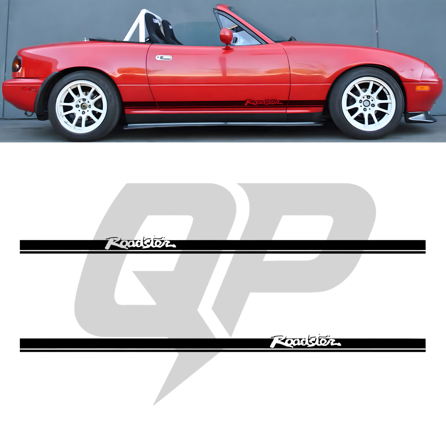 Juego de calcomanías de doble raya para Mazda Miata MX 5 Roadster