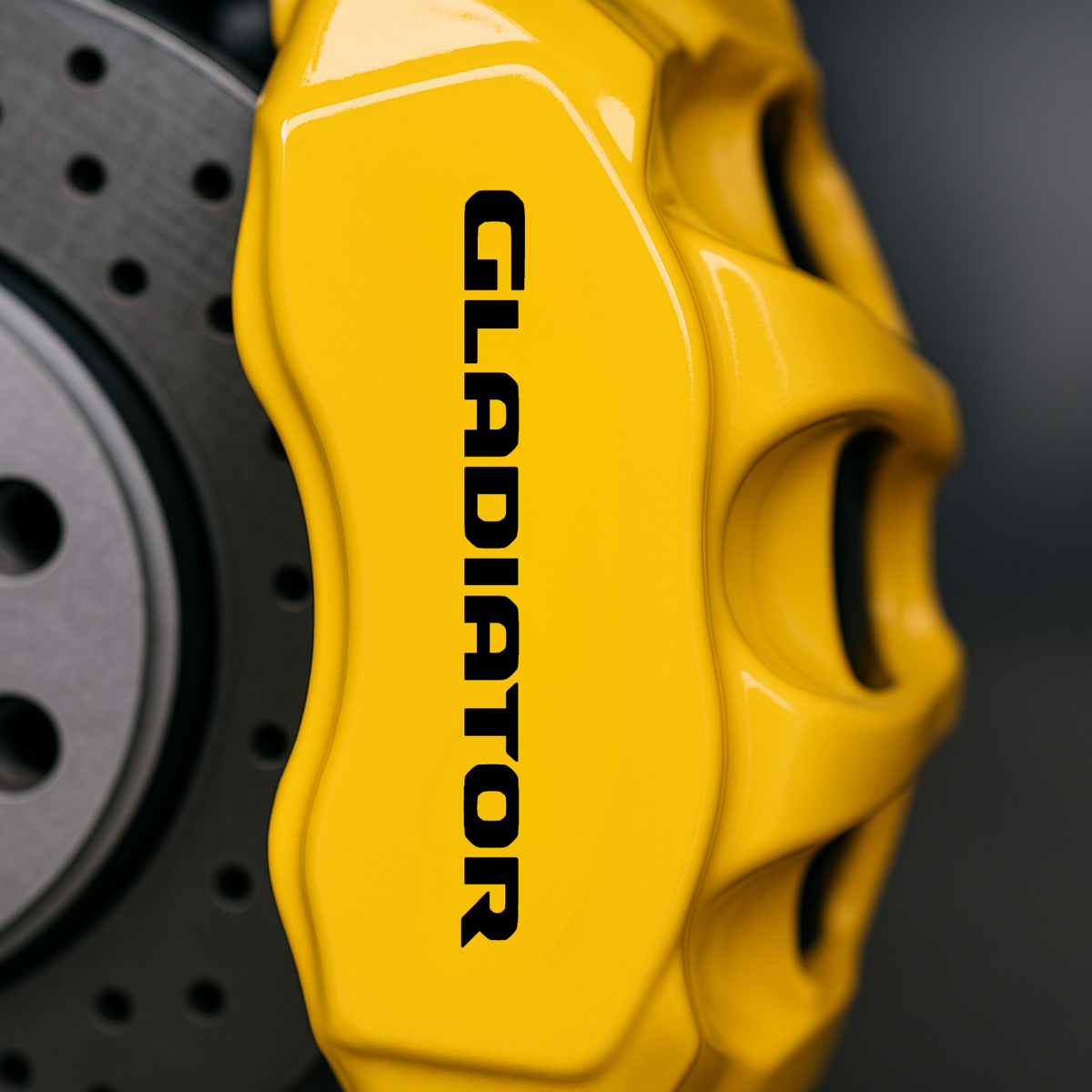 Jeep Gladiator Brake Caliper Decals - Set of 8 (6" to 3") Premium Vinyl Graphics