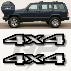 1993–1997 Jeep Cherokee XJ 4x4 Quarter Panel Decals