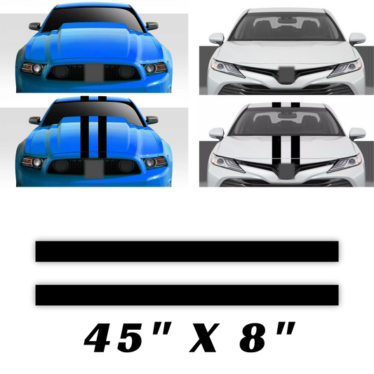 Universal Racing Stripe For Hood Roof Side Decal Car Truck