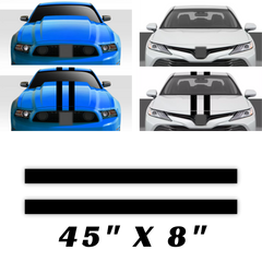 Universal Racing Stripe For Hood Roof Side Decal Car Truck
