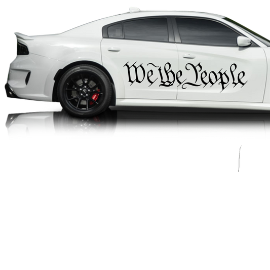 We The People Patriotic Side Decal Fits 2015-2023 Dodge Charger