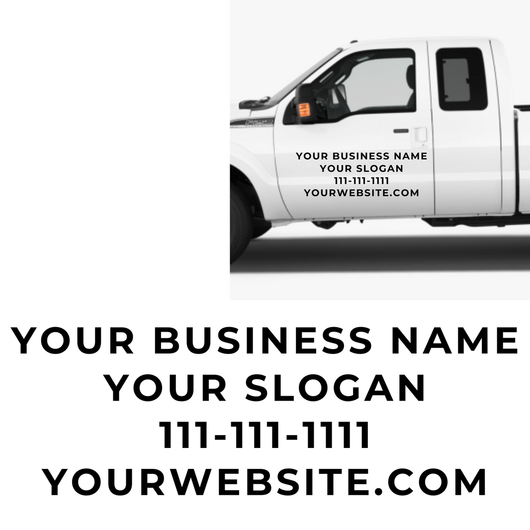 Custom Vehicle Decals Quality Prints USA