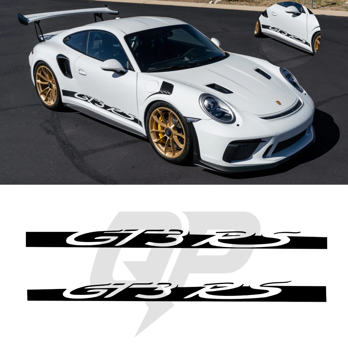 911 (991) GT3 RS Style Side Decals Set