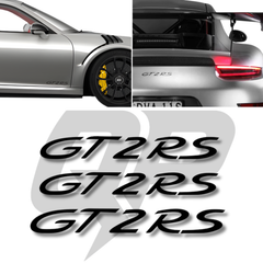 Juego de calcomanías para puerta y maletero del Porsche 911 997 GT2 RS: gráficos premium estilo OEM