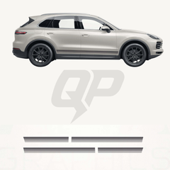 Porsche Cayenne GTS / Turbo GT Side Stripes Decal Kit (9Y0 / 9YA) – Performance Vinyl Graphics