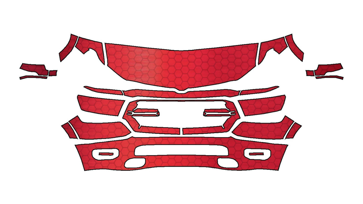 Ram 1500 (2019–2024) Front Paint Protection Film Kit | Pre-Cut PPF