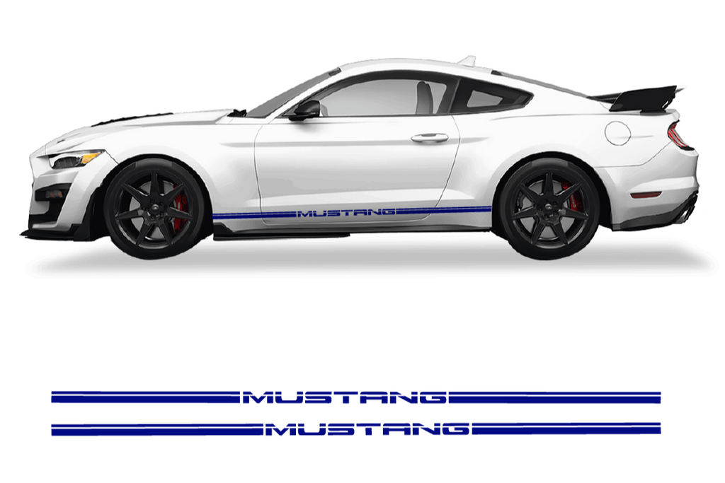 Ford Mustang Side Graphic decals