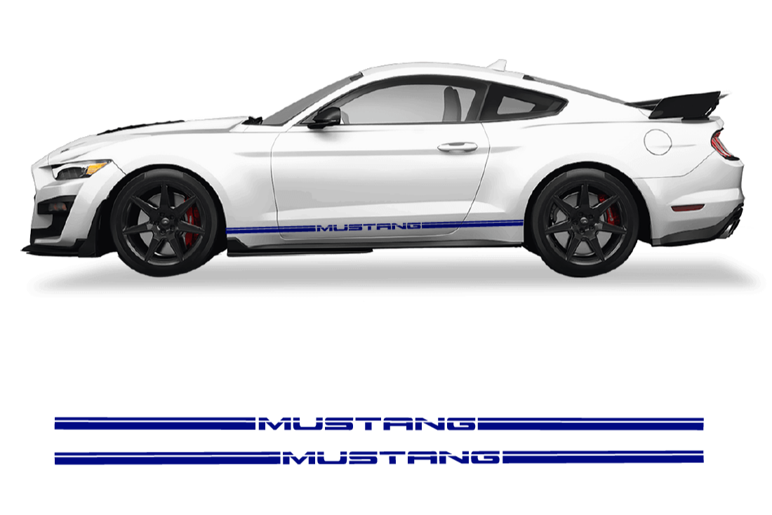Ford Mustang Side Graphic decals