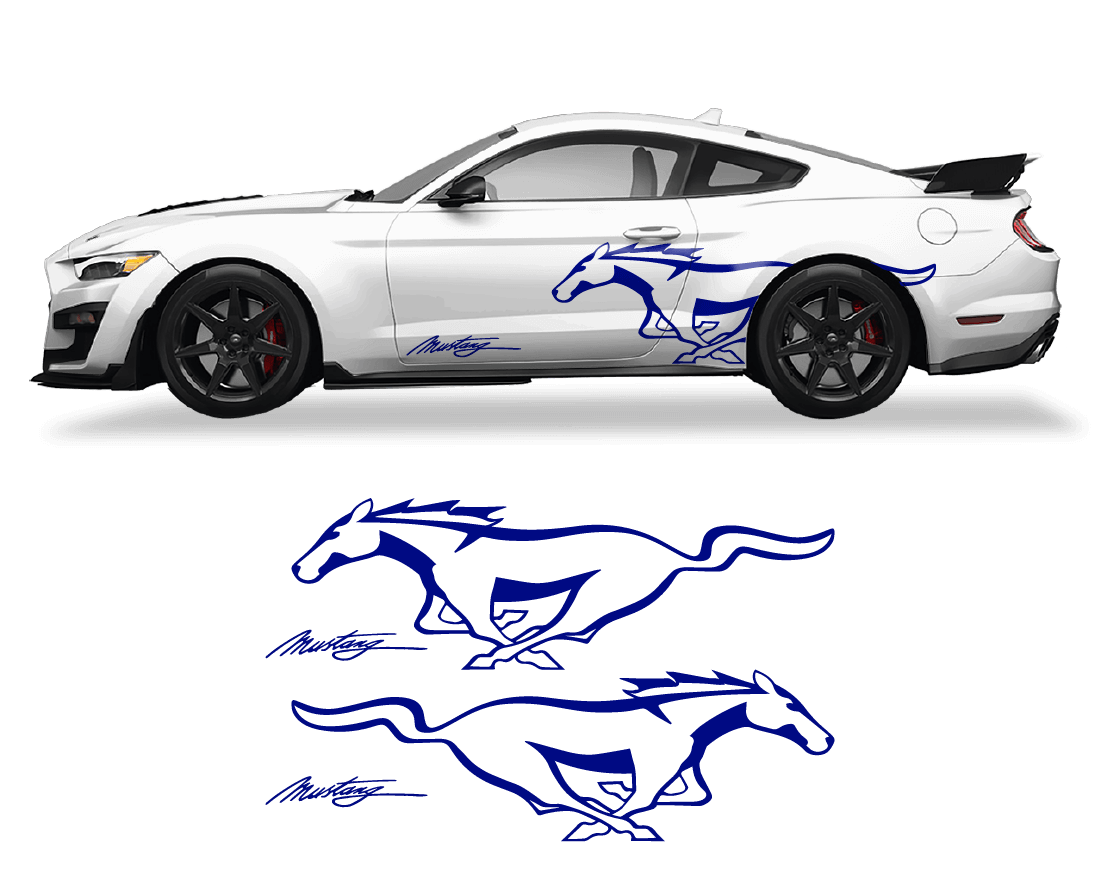 Ford Mustang Side Logo