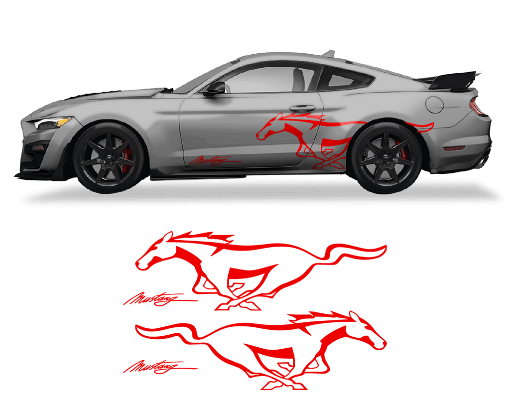 Ford Mustang Side Logo