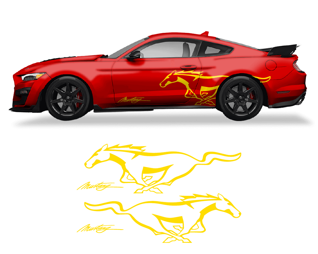 Ford Mustang Side Logo