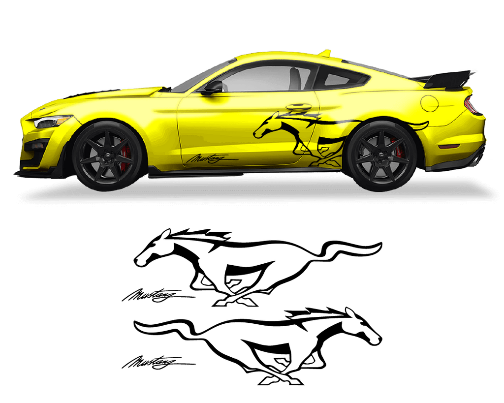 Ford Mustang Side Logo