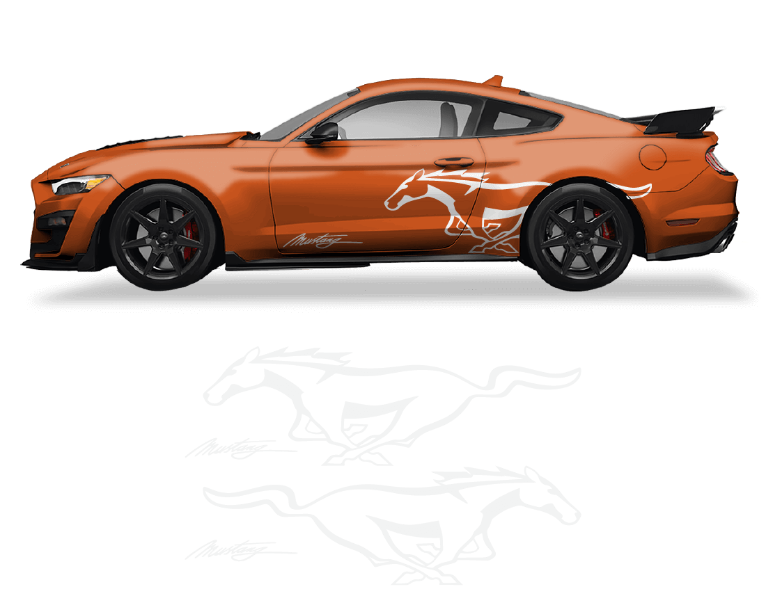 Ford Mustang Side Logo