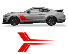 Load image into Gallery viewer, Ford Mustang Side Door 2 Color Graphics