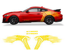 Load image into Gallery viewer, Ford Mustang Cobra USA Flag GT500 Graphics