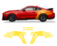 Ford Mustang Cobra USA Flag GT500 Graphics