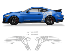 Load image into Gallery viewer, Ford Mustang Cobra USA Flag GT500 Graphics