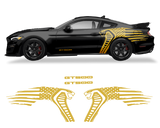 Ford Mustang Cobra USA Flag GT500 Graphics