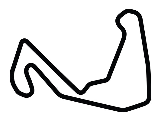 Carolina Motorsports Park Full Course Decal