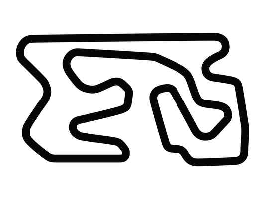 Utah Motorsports Campus Full Course Decal