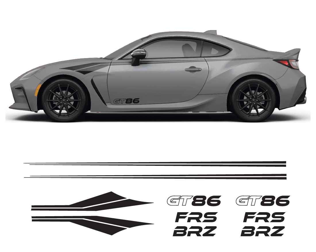 Gráficos de calcomanías GT86
