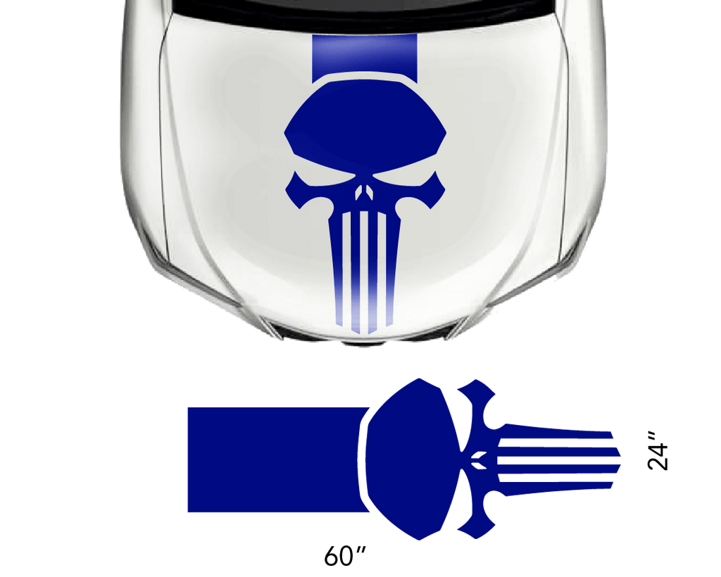 Universal Hood Punisher Decal