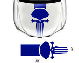 Universal Hood Punisher Decal