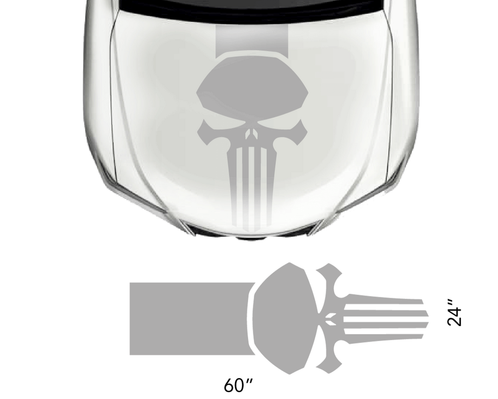 Universal Hood Punisher Decal