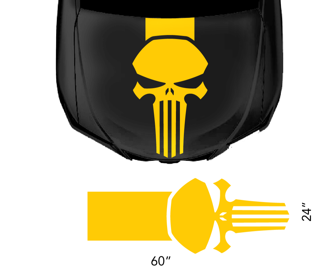 Universal Hood Punisher Decal