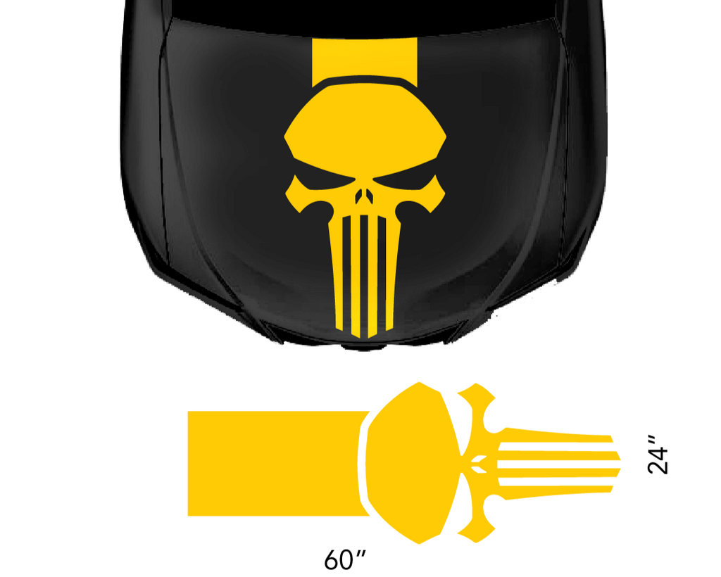 Universal Hood Punisher Decal