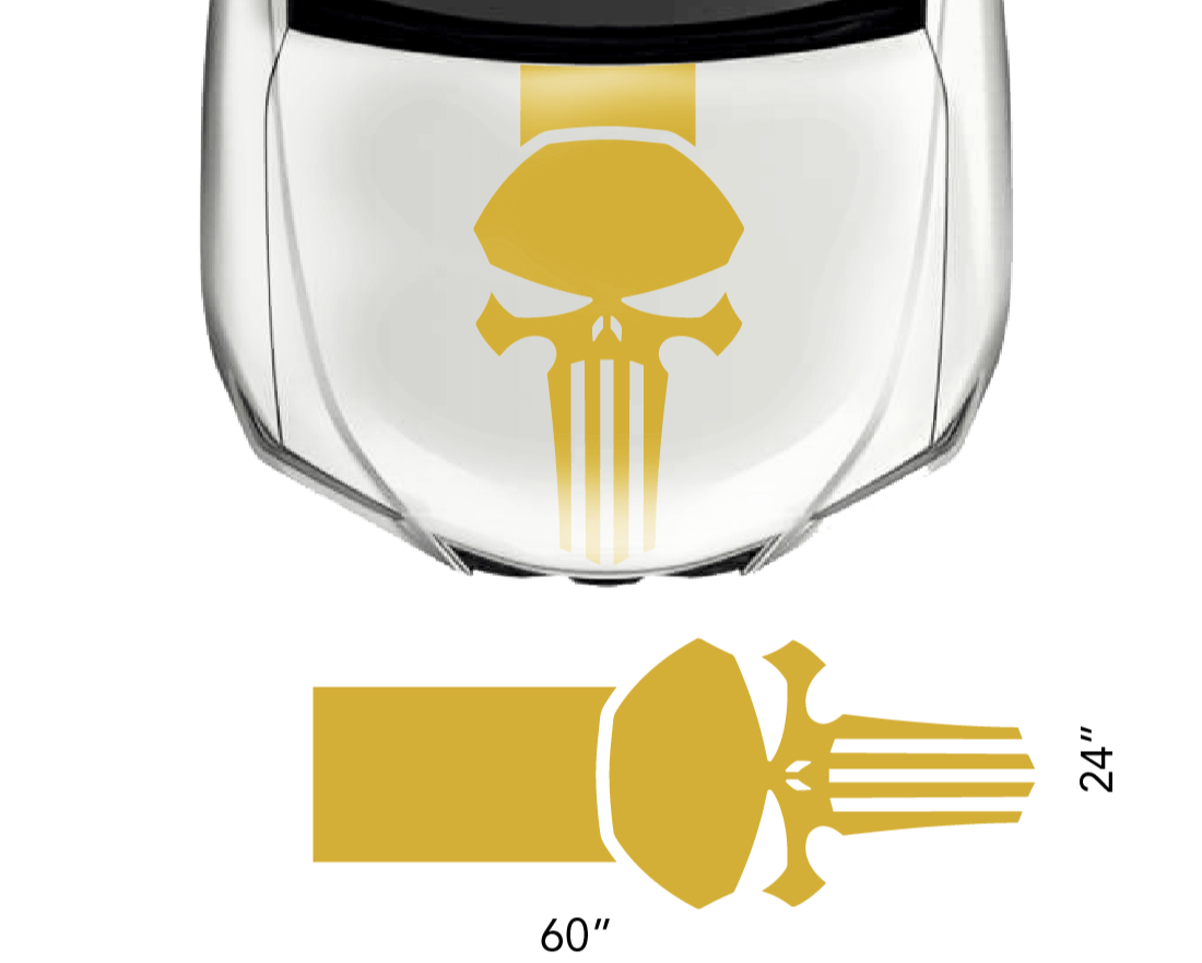 Universal Hood Punisher Decal
