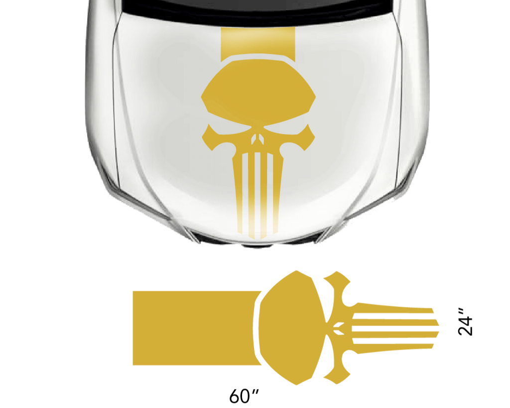 Universal Hood Punisher Decal