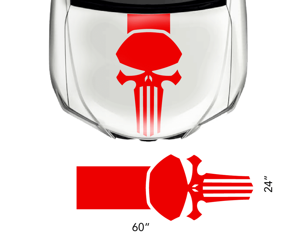 Universal Hood Punisher Decal