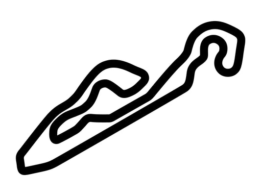 National Corvette Museum Motorsports Park Grand Full Course Decal