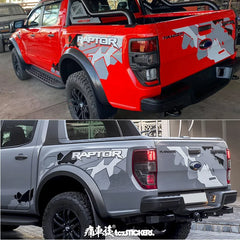 Custom Off-Road Body Modification Vinyl Kit for Ford Ranger Raptor | KK Sport Wrap