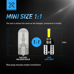 T10 W5W Canbus LED for Renault Duster/Megane/Logan/Clio | 10-Pack