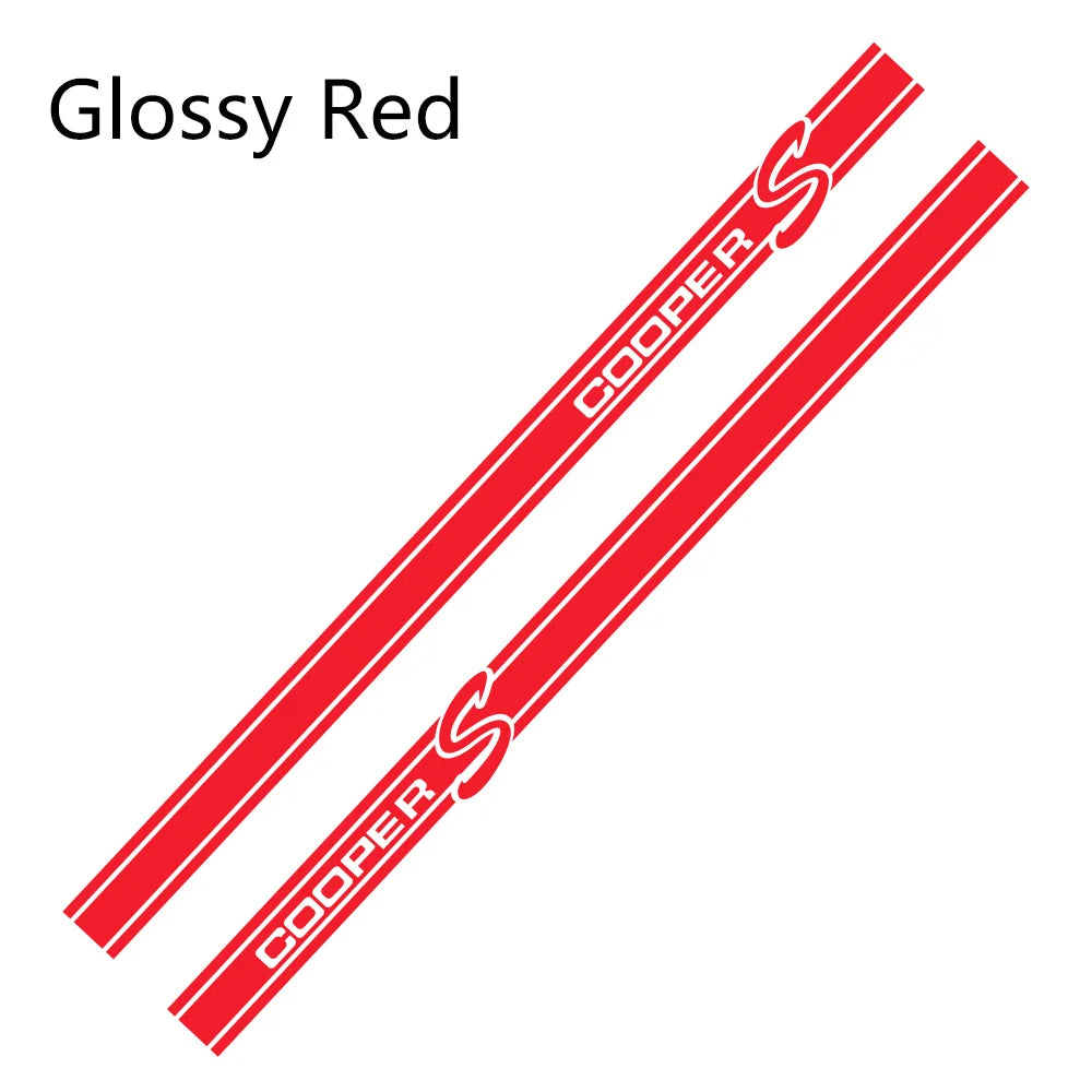 Side Stripe Decals for Mini Cooper (R50, R52, R53, R56, R57, R58, R59, R61) | 2-Piece Vinyl Kit