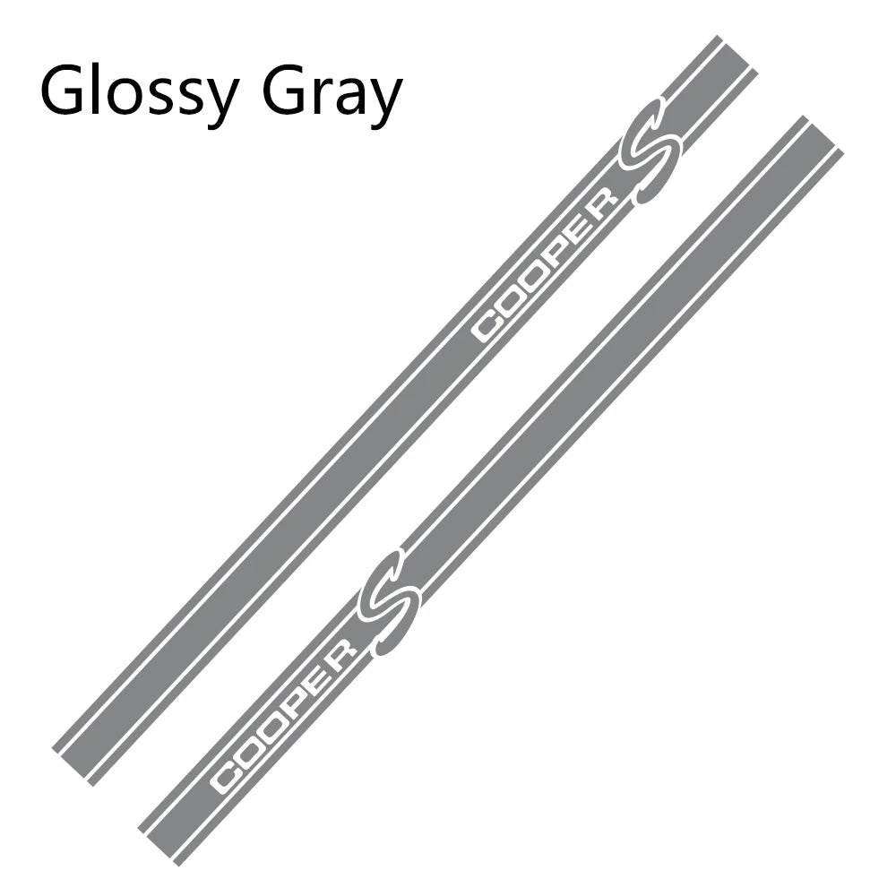 Side Stripe Decals for Mini Cooper (R50, R52, R53, R56, R57, R58, R59, R61) | 2-Piece Vinyl Kit