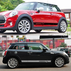 Side Stripe Decals for Mini Cooper (R50, R52, R53, R56, R57, R58, R59, R61) | 2-Piece Vinyl Kit