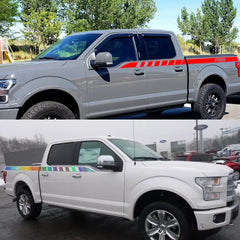 Full-Length Waistline Door Side Decal for Ford F-150 / Raptor / XLT | 2-Piece Pickup Vinyl Graphic