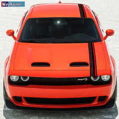 Hood, Roof & Trunk Body Stripe Decal | Engine Cover Bonnet Vinyl Graphic Kit