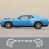 2PCS Car Side Door Stickers For Dodge Charger Challenger SXT