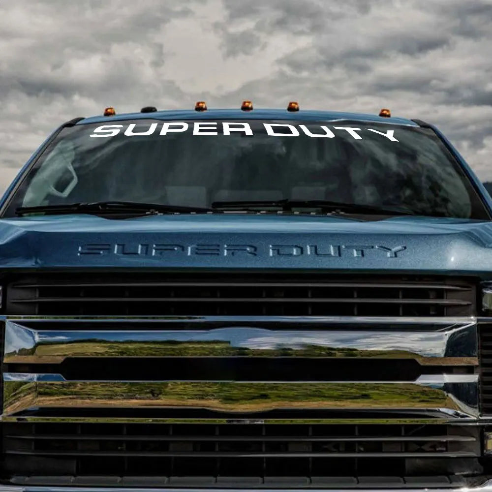 Front Windshield Logo Decal for Ford Super Duty F-250 / F-350 | Vinyl Truck Graphic Cover