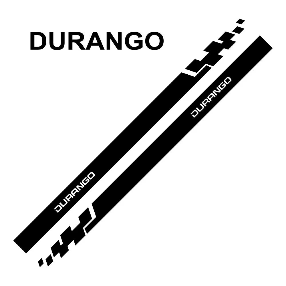 Door & Waistline Decal for Dodge Journey / Charger / Challenger / RAM / Durango & More | 2-Piece Vinyl