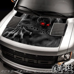 Hood Front Cover Decoration Vinyl Decal for Ford F-150 Raptor | KK Film Sticker
