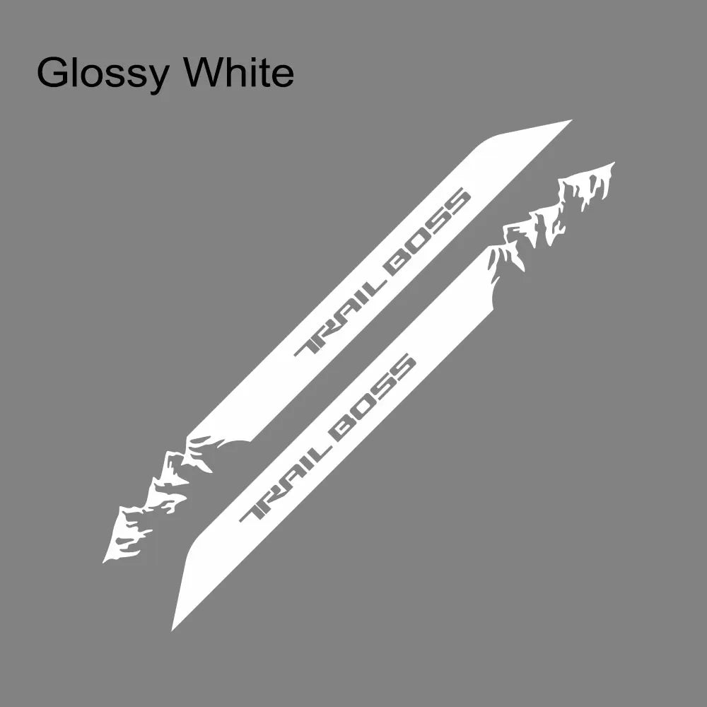 Hood & Side Graphic Decal for Chevrolet Silverado Trail Boss | Vinyl Truck Sticker